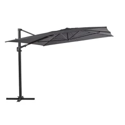 Vinovo Frihängande Parasoll Antracit/Grå, 400x300 cm