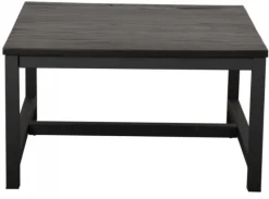 Vintage Lakrits Soffbord 80x80 Svart