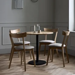 Virelli Matbord Rund Smoked Oak