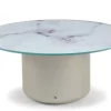 Voyage Soffbord 100 cm Gold & Glass