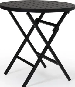 Wilkie Fällbord 72 cm Rund Svart