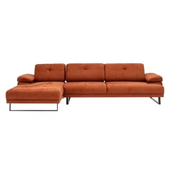 Windhoek Small (178 x 100 x 155 cm) Orange Hörnsoffa Vänster