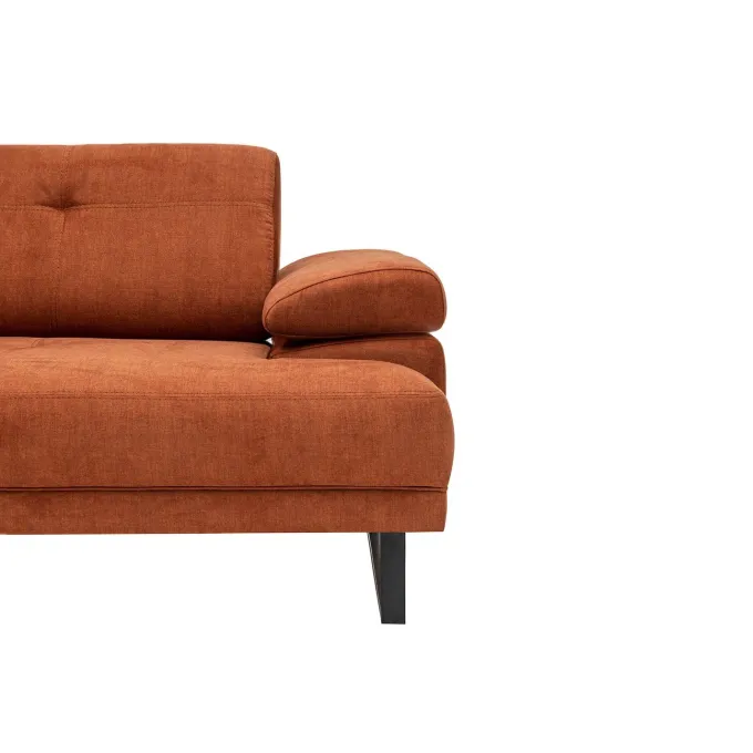 Windhoek Small (178 x 100 x 155 cm) Orange Hörnsoffa Vänster