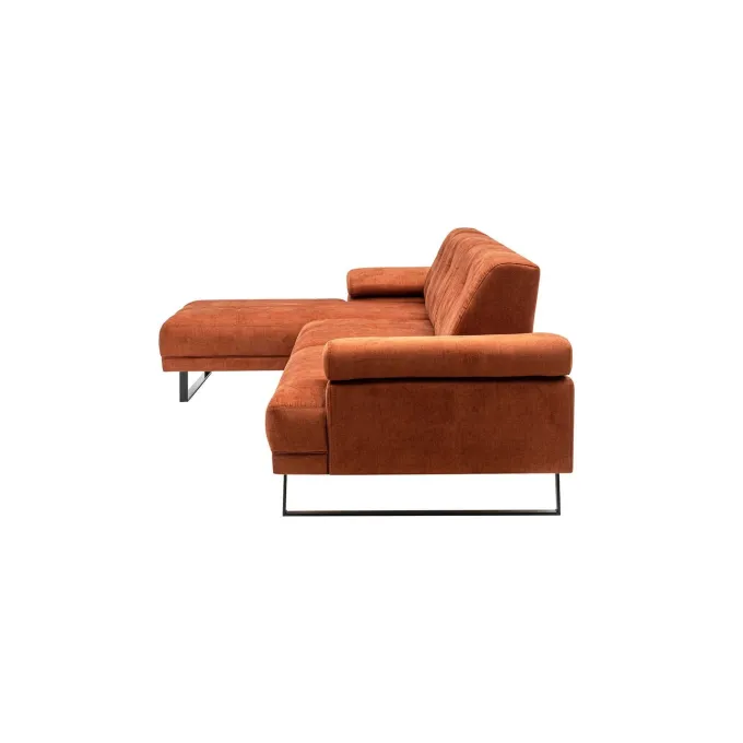 Windhoek Small (178 x 100 x 155 cm) Orange Hörnsoffa Vänster