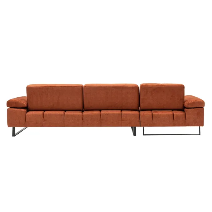 Windhoek Small (178 x 100 x 155 cm) Orange Hörnsoffa Vänster