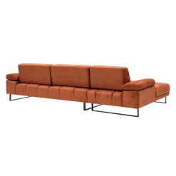 Windhoek Small (178 x 100 x 155 cm) Orange Hörnsoffa Vänster