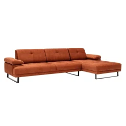 Windhoek Small (178 x 100 x 155 cm) Orange Hörnsoffa Höger