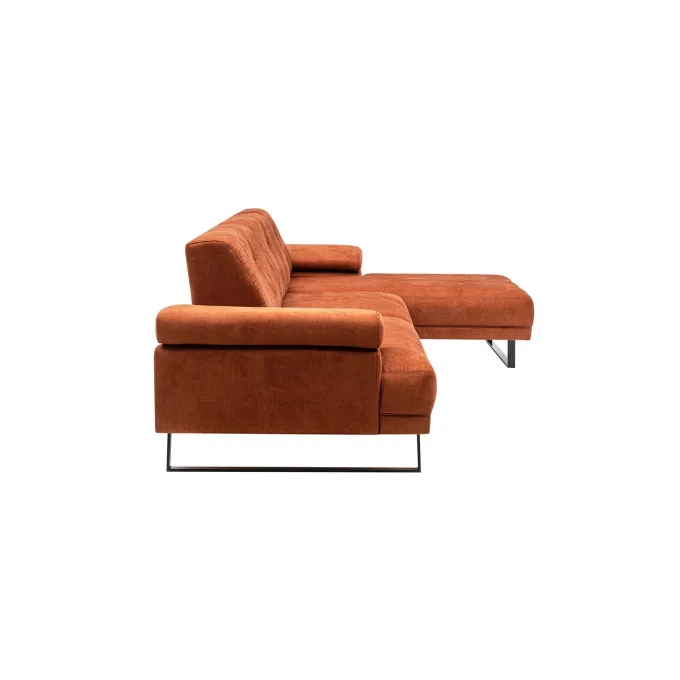 Windhoek Small (178 x 100 x 155 cm) Orange Hörnsoffa Höger