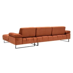 Windhoek Small (178 x 100 x 155 cm) Orange Hörnsoffa Höger