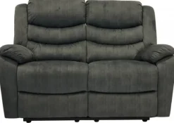 Winfield 2-Sits Reclinersoffa Grått Tyg