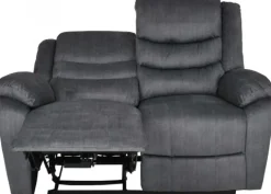 Winfield 2-Sits Reclinersoffa Grått Tyg