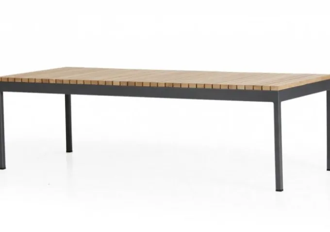 Zalongo Soffbord Teak/Grå Alu