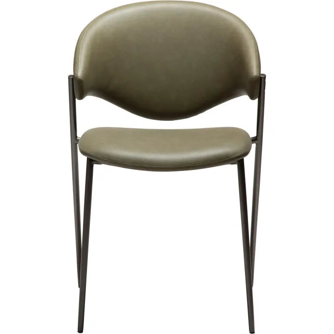 Zone Stol Dark Olive Art.Leather