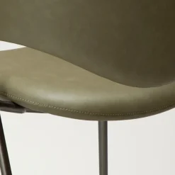 Zone Stol Dark Olive Art.Leather