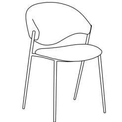 Zone Stol Major Brown Bouclé