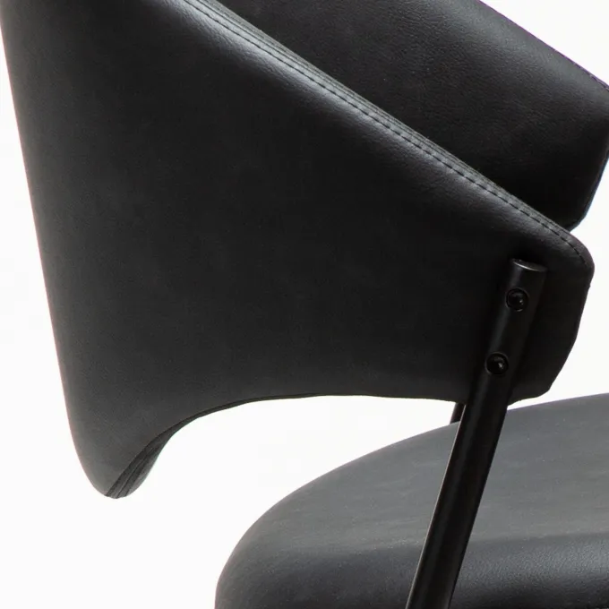 Zone Stol Raven Black Art.Leather